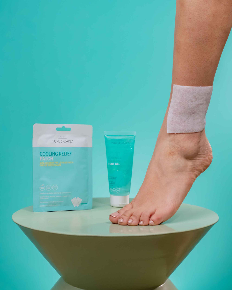 Cooling Relief Patch for legs and feet I PUCA - PURE & CARE