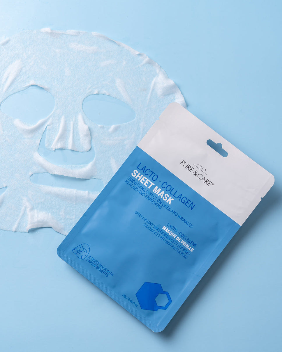 Lacto Collagen Sheet Mask | PUCA - PURE & CARE