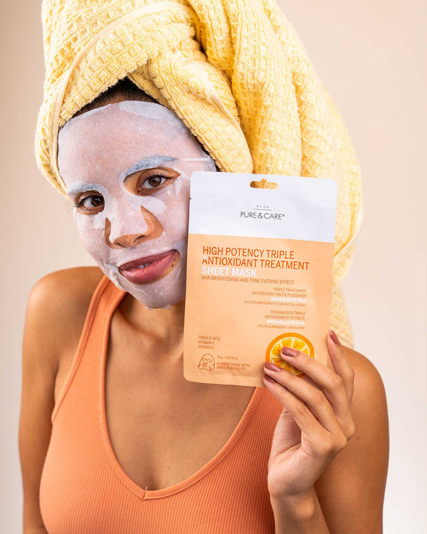 Sheet Mask Antioxidant Orange | PUCA - PURE & CARE