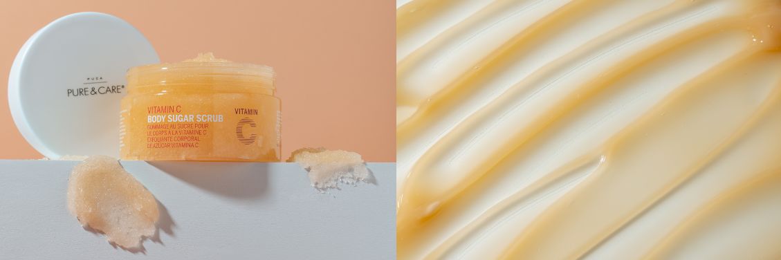 Körperpeeling und Duschgel