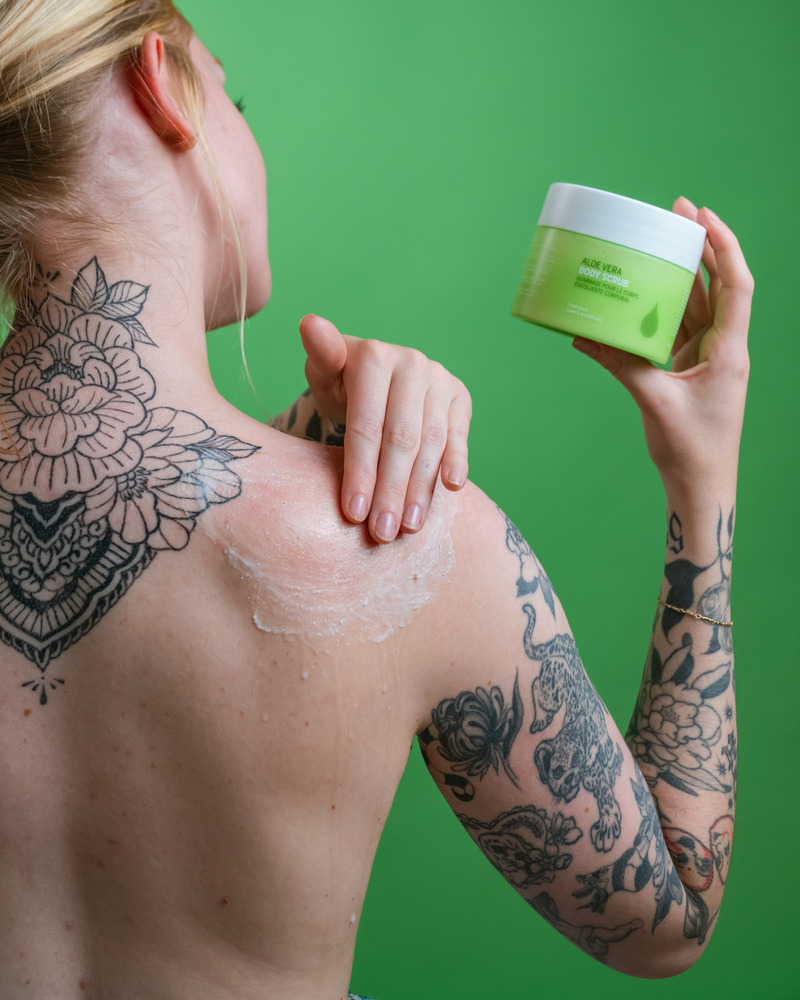 Körperpeeling Aloe Vera