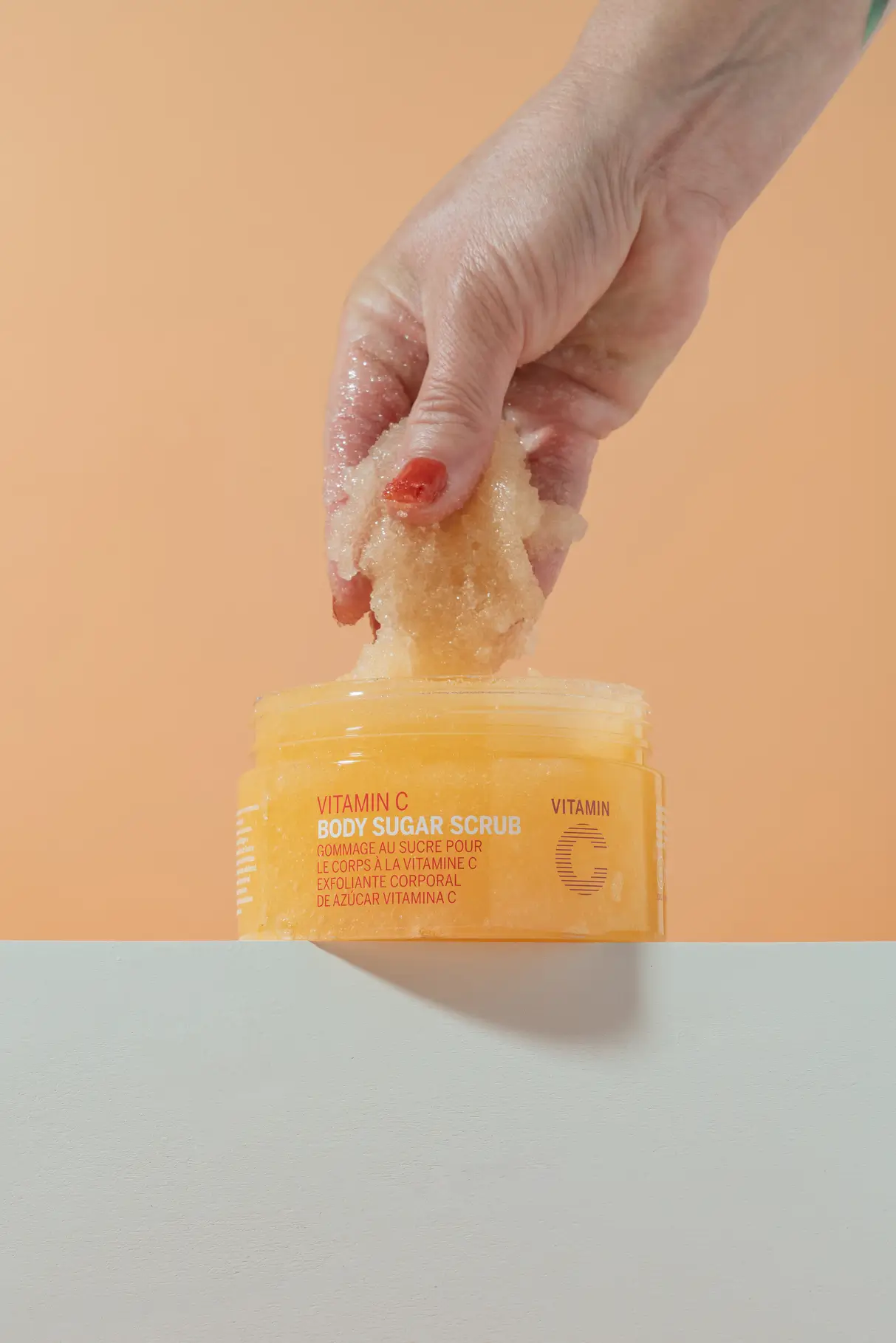 Körper-Zuckerpeeling mit Vitamin C