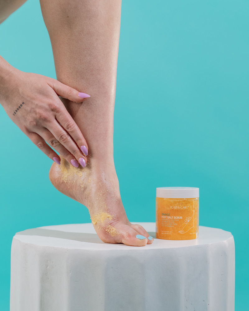 Fußsalz-Peeling Orange 