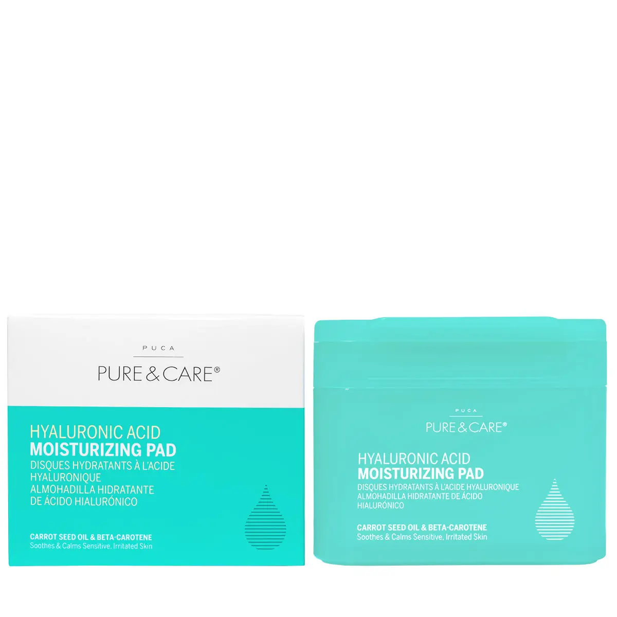 Feuchtigkeitsspendendes Toner-Pad mit Hyaluronsäure 