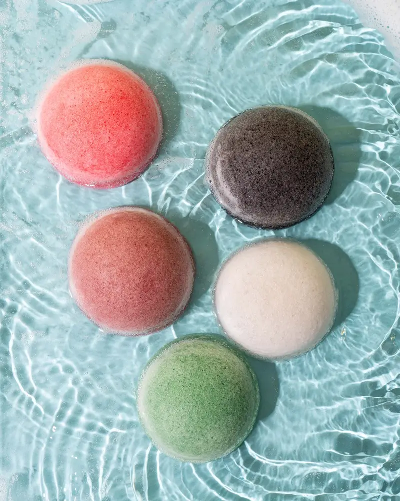Konjac Schwamm Rot