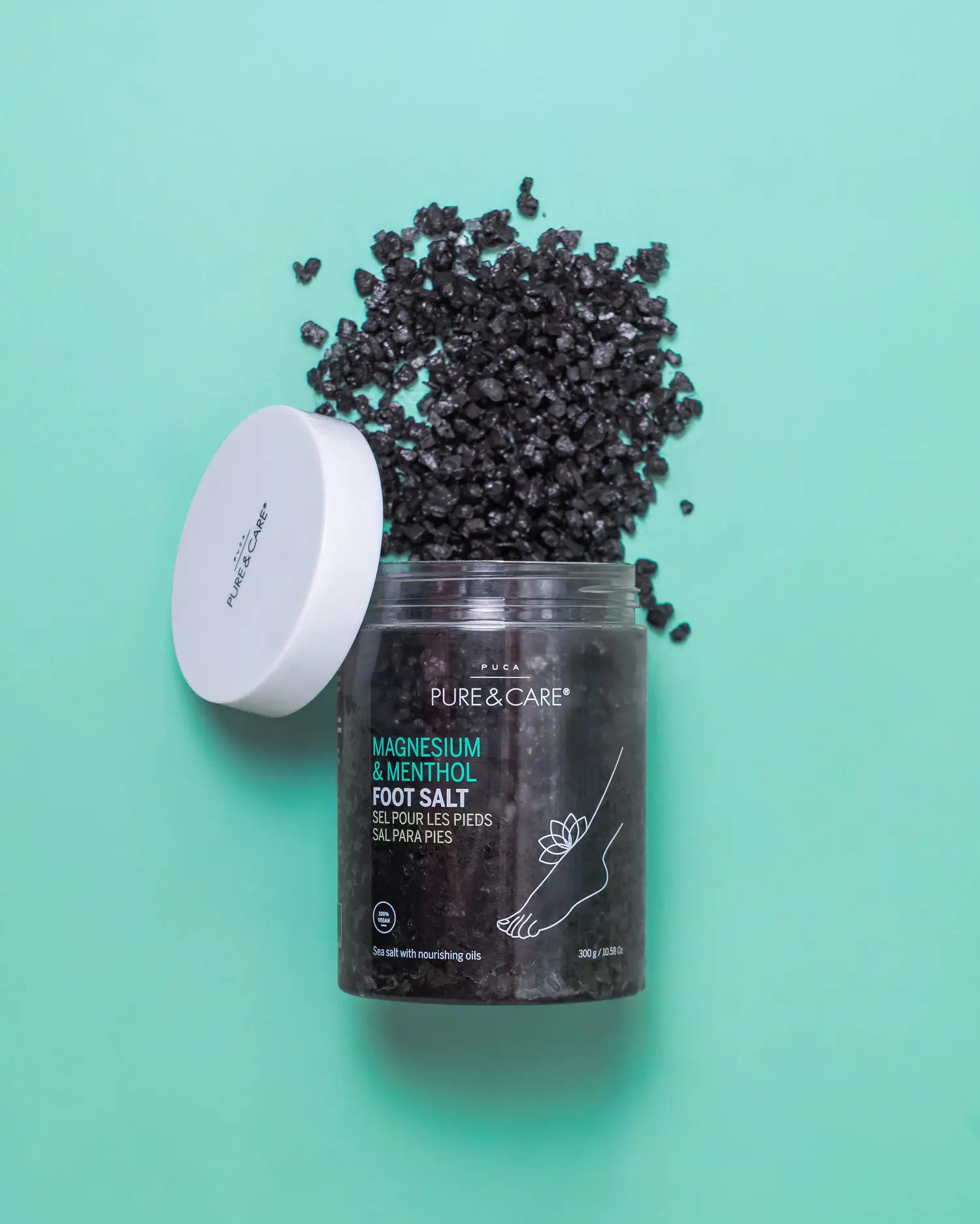 Magnesium- & Menthol-Fußsalz
