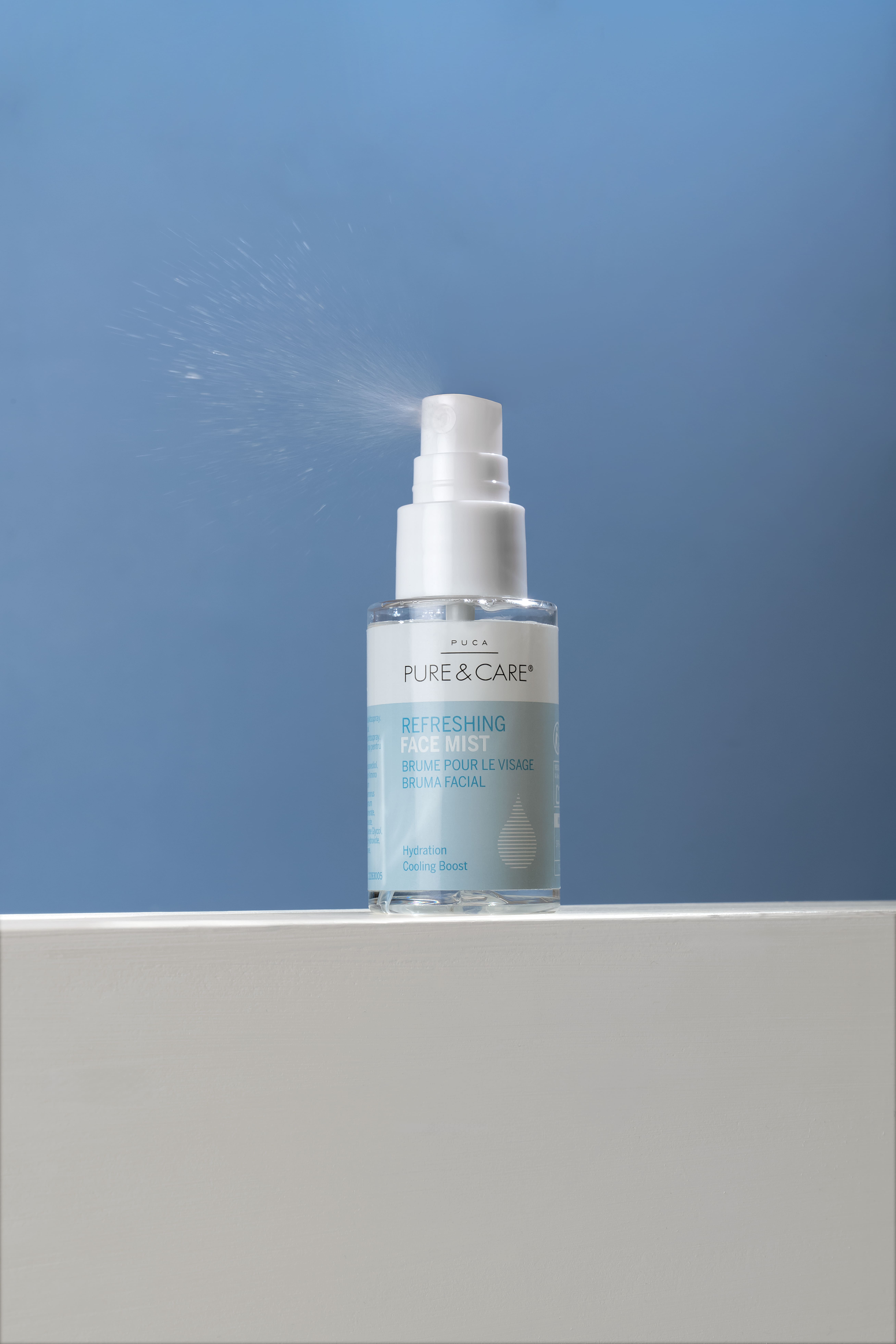 Erfrischendes Gesichtsspray