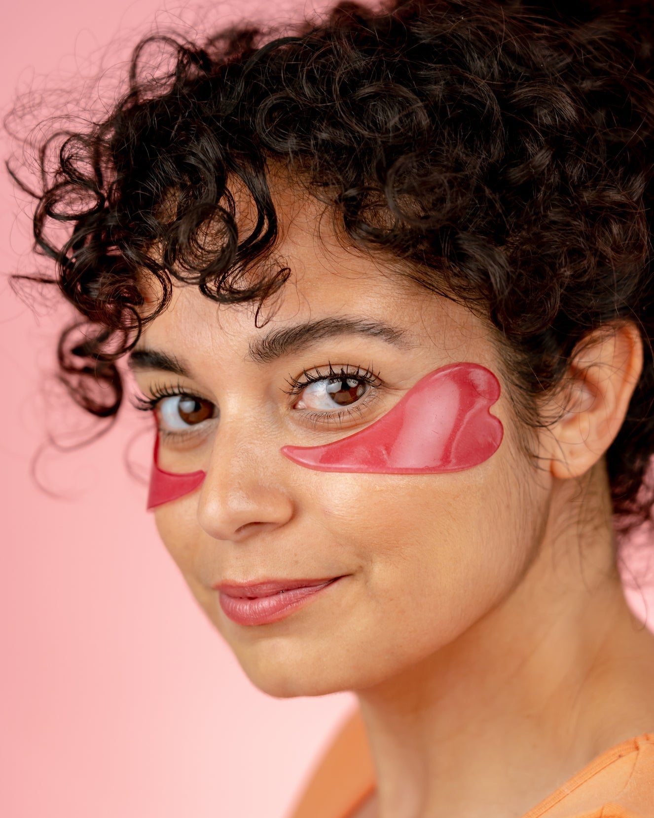 Rosen-Herz-Hydrogel-Augenmasken