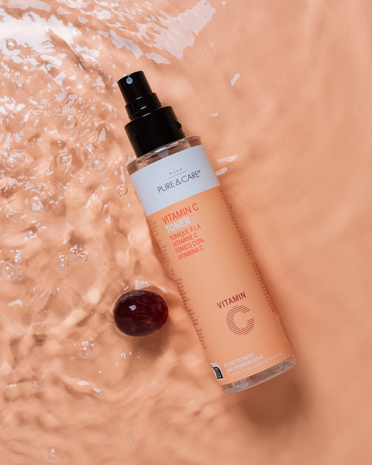 Vitamin C und aufhellender Toner mit Ferulasäre