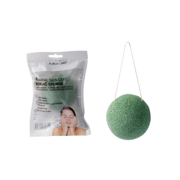 Konjac-Schwamm mit grünem Tee | PUCA - PURE & CARE