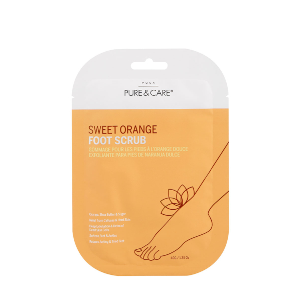 Fußpeeling – Süße Orange I PUCA - PURE & CARE