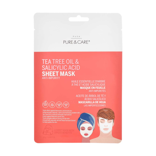 Teebaumöl-Maske | PUCA - PURE & CARE