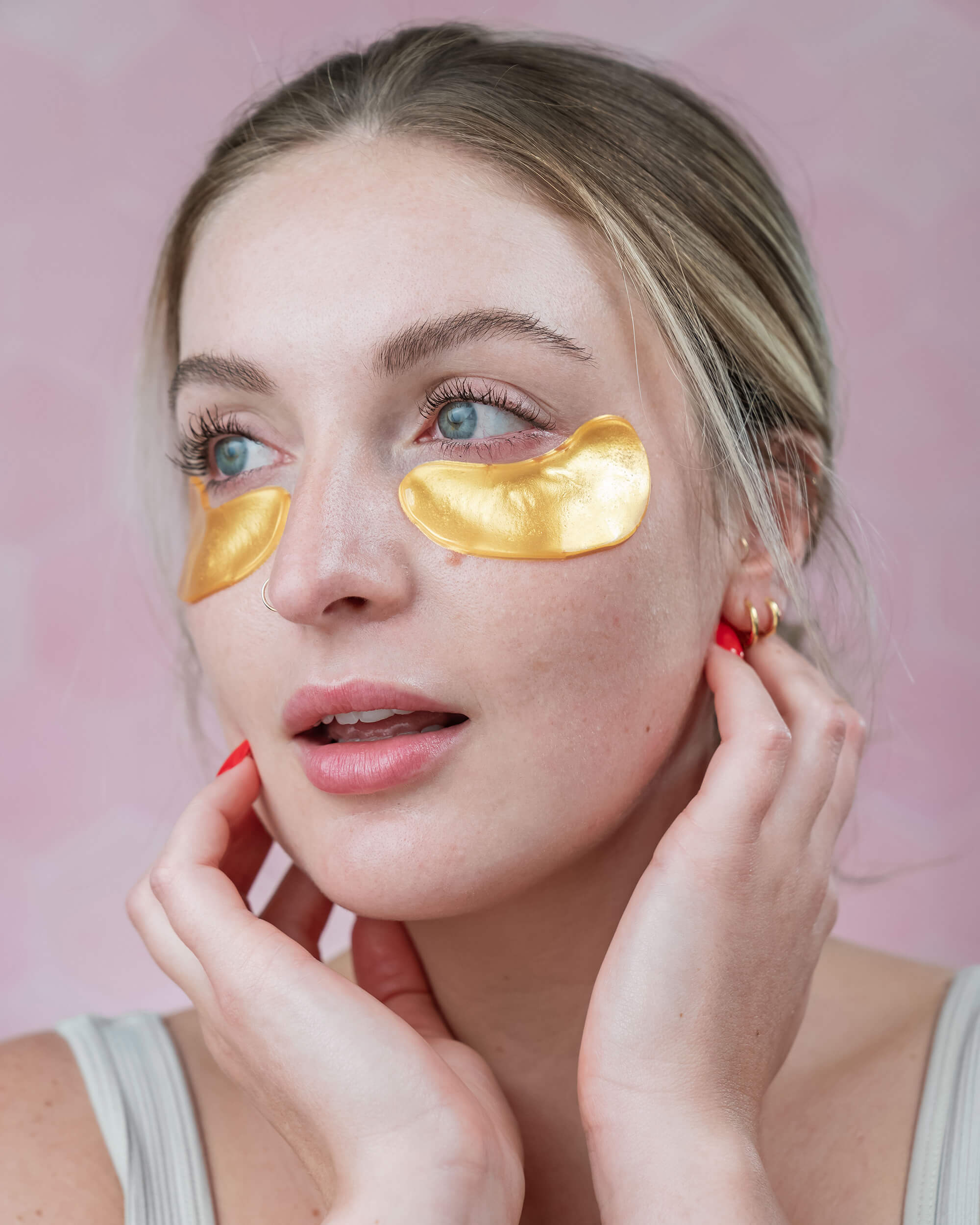 Hydrogel Augenmaske Gold