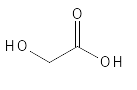 Kemisk Struktur af Glycolic Acid | PUCA - PURE & CARE