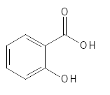 Kemisk struktur af Salicylic Acid | PUCA - PURE & CARE